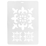  Plastični šablon 21x29 cm - motiv ornament (šablon za slikanje) Cene