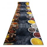 RugsX Tekač gumiran LOTUS KITCHEN 40580 Jedi, kuhinja siva / rumena pralna protizdrsna 80 80x870 cm, (5000166991) | Shoptok.si