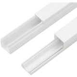 vidaXL Kanalice za kabele 20 x 10 mm 10 m PVC | shoptok.hr