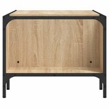  Stolić za kavu sa stalkom boja hrasta 100x51x40 cm | shoptok.hr