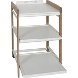 Qu-ax previjalna miza comfort white naturel Cene