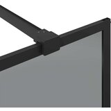  Zid za walk-in tu&amp;scaron; Crna 115 x 195 cm Staklo otporno na udarce Slike