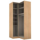 Rauch Möbel KOTNA OMARA ZA OBLAČILA, srebrne barve, hrast sonoma | Shoptok.si
