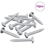  Drveni vijak 12 pcs Srebrno M4 x 28 mm Željezo | shoptok.hr