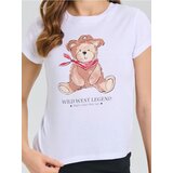 Sinsay Pamučna majica s printom | shoptok.hr