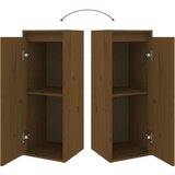 TV omarica 2 kosa medeno rjava trdna borovina, (20732073) | Shoptok.si