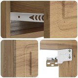  Noćni ormarić za montažu na zid 2 kom. Hrast artisan | shoptok.hr