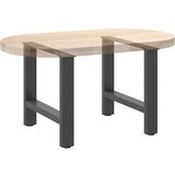 Noge za klub stolić antracit boje 2 kom 60 x (42-43) cm čelik | shoptok.hr