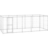 Zunanji pasji boks pocinkano jeklo 12,1 m², (20799163) | Shoptok.si