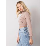RUE PARIS Sweatshirt-RV-BL-7305.79-dark beige | Shoptok.si
