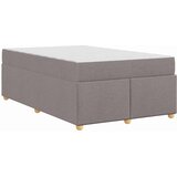  Krevetna konstrukcija Sivo-smeđa 120 x 200 cm tkanina | shoptok.hr