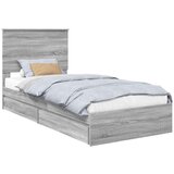  Okvir za krevet Siva Sonoma 90 x 190 cm Konstruirano drvo | shoptok.hr