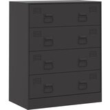 The Living Store Komoda črna 67x39x83 cm jeklo - Komoda, (21495663) | Shoptok.si