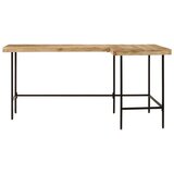 vidaXL Radni stol 165x110x77 cm Puno drvo Mango i željezo | shoptok.hr