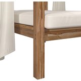 Bessagi Garden Vrtni Ležalnik Nicola, Krem, Masivno | Shoptok.si
