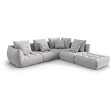 Micadoni Svetlo siva kotna sedežna garnitura (desni kot/v obliki črke L) Bloom – Home | Shoptok.si