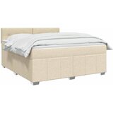  Boxspring krevet s madracem Krem 140 x 200 cm Tkanina | shoptok.hr