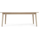 Furnhouse Mizica z mizno ploščo v hrastovem dekorju v naravni barvi 70x125 cm Nyborg – | Shoptok.si