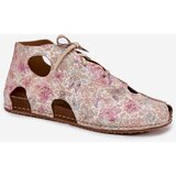 Maciejka Patterned Leather Ankle Boots | Shoptok.si