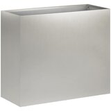  Vrtna saksija Srebrna 50 x 20 x 40 cm Nehrđajući čelik | shoptok.hr