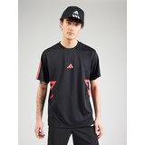 Adidas Tehnička sportska majica 'TIRO' crvena / crna | shoptok.hr