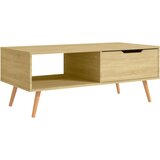 vidaXL Klubska mizica sonoma hrast 100x49,5x43 cm iverna plošča | Shoptok.si