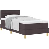  s opruga kutije Tamno smeđa 90 x 190 cm tkanina | shoptok.hr
