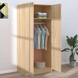  Ormar boja hrasta sonome 80 x 52 x 180 cm od konstruiranog drva | shoptok.hr