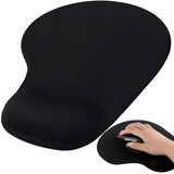  Ergonomska podloga za miš s gelovim naslonom UV - 40857 - Crna Cijene
