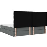  Krevet s madracem i skladištem Tamno siva 200 x 200 cm | shoptok.hr
