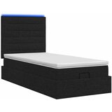  od pjene s madracem i LED-om Crna 80 x 200 cm Tkanina | shoptok.hr