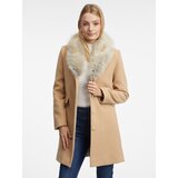 Orsay Women's beige coat with wool - Women Cene