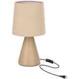 Candellux Lighting Bež stolna lampa s tekstilnim sjenilom (visina 24,5 cm) Satti – Cijene