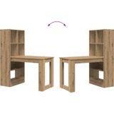  Stol s policom s pohranom hrast artisan 122 x 67 x 145 cm | shoptok.hr