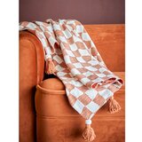 Bloomingville Rjavo-bež bombažna odeja 130x150 cm Chola – | Shoptok.si
