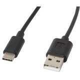 Lanberg CA-USBO-10CC-0018-BK USB cable USB 2.0 1.8 m USB A USB C Black | shoptok.hr