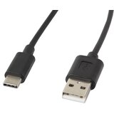 Lanberg USB kabel 2.0 macho/USB C macho 1,8m črnec, (21090690) | Shoptok.si