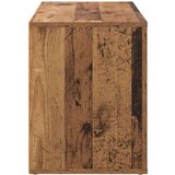 vidaXL Polica za cipele Staro drvo 75 x 35 x 45 cm Konstruirano drvo | shoptok.hr
