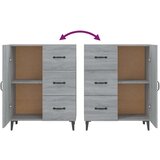  Komoda boja hrasta sonome 69 5 x 34 x 90 cm konstruirano drvo | shoptok.hr