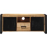 Maison Chic TV omarica - TV stojalo - Televizijska omarica 100x30x40 cm Masivni neobdelan les Mango, (21701382) | Shoptok.si