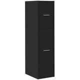 Ormarić za lijekove crni 30x41x118 cm konstruirano drvo | shoptok.hr