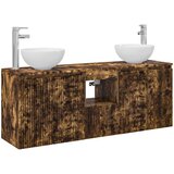  Set ormarića za kupaonicu 3 kom. Dimljeni hrast | shoptok.hr