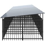  kavez za pse s krovom čelični 16,89 m² | Eponuda.ba