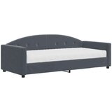 vidaXL Dnevna postelja z vzmetnico temno siva 90x200 cm žamet | Shoptok.si