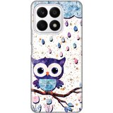  Silikonska maska za honor X8a owl print skin šarena Cene