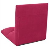  Podna stolica Vinska crvena 50 x 61 x 57 cm Baršun | shoptok.hr