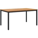  Vanjski stol Prirodna i crna 150 x 90 x 75 cm | shoptok.hr