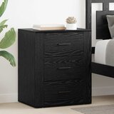 vidaXL Noćni ormar Crni hrast 50 x 36 x 60 cm Konstruirano drvo Cijene