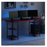 Hanah home gaming desk phoenix 4 black red | ePonuda.com