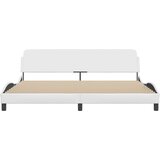  Okvir za krevet Dover bijeli 200x200 cm od umjetne kože | shoptok.hr